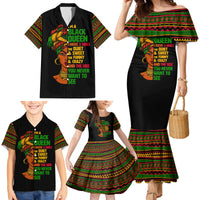 Three Sides Of Me Family Matching Mermaid Dress and Hawaiian Shirt African Women Black Queen - Wonder Print Shop