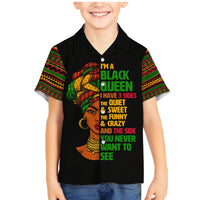 Three Sides Of Me Family Matching Mermaid Dress and Hawaiian Shirt African Women Black Queen - Wonder Print Shop