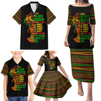 Three Sides Of Me Family Matching Puletasi Dress and Hawaiian Shirt African Women Black Queen - Wonder Print Shop