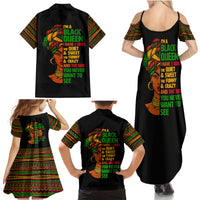 Three Sides Of Me Family Matching Summer Maxi Dress and Hawaiian Shirt African Women Black Queen - Wonder Print Shop