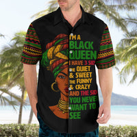 Three Sides Of Me Hawaiian Shirt African Women Black Queen - Wonder Print Shop
