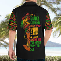 Three Sides Of Me Hawaiian Shirt African Women Black Queen - Wonder Print Shop