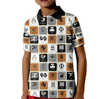 Adinkra Symbols Fashion Kid Polo Shirt - Wonder Print Shop
