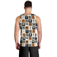 Adinkra Symbols Fashion Men Tank Top - Wonder Print Shop
