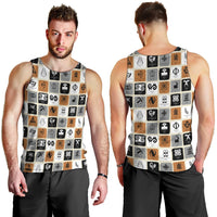 Adinkra Symbols Fashion Men Tank Top - Wonder Print Shop