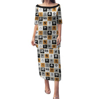 Adinkra Symbols Fashion Puletasi - Wonder Print Shop