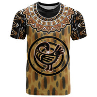 Printed Mud Cloth and Adinkra Symbol T Shirt - Wonder Print Shop