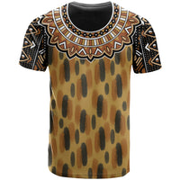 Printed Mud Cloth and Adinkra Symbol T Shirt - Wonder Print Shop