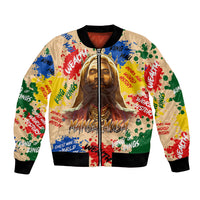 King Of Kings Mansa Musa Bomber Jacket - Wonder Print Shop
