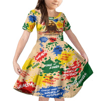 King Of Kings Mansa Musa Family Matching Mermaid Dress and Hawaiian Shirt - Wonder Print Shop