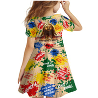 King Of Kings Mansa Musa Family Matching Mermaid Dress and Hawaiian Shirt - Wonder Print Shop