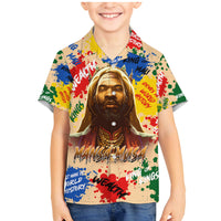 King Of Kings Mansa Musa Family Matching Mermaid Dress and Hawaiian Shirt - Wonder Print Shop