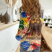 King Of Kings Mansa Musa Women Casual Shirt - Wonder Print Shop