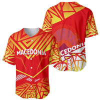Forever Macedonia Baseball Jersey Macedonian Flag 1992 - Wonder Print Shop