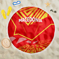 Forever Macedonia Beach Blanket Macedonian Flag 1992 - Wonder Print Shop