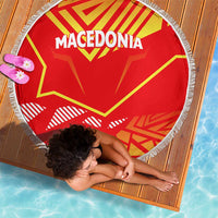 Forever Macedonia Beach Blanket Macedonian Flag 1992 - Wonder Print Shop