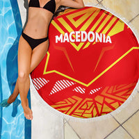Forever Macedonia Beach Blanket Macedonian Flag 1992 - Wonder Print Shop