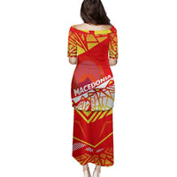 Forever Macedonia Family Matching Puletasi and Hawaiian Shirt Macedonian Flag 1992 - Wonder Print Shop