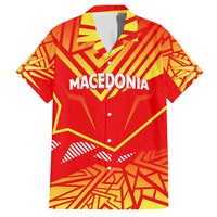 Forever Macedonia Family Matching Short Sleeve Bodycon Dress and Hawaiian Shirt Macedonian Flag 1992 - Wonder Print Shop