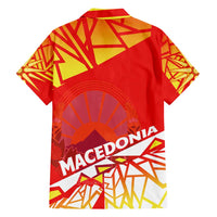 Forever Macedonia Family Matching Short Sleeve Bodycon Dress and Hawaiian Shirt Macedonian Flag 1992 - Wonder Print Shop