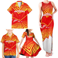 Forever Macedonia Family Matching Tank Maxi Dress and Hawaiian Shirt Macedonian Flag 1992 - Wonder Print Shop