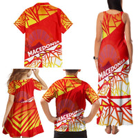Forever Macedonia Family Matching Tank Maxi Dress and Hawaiian Shirt Macedonian Flag 1992 - Wonder Print Shop