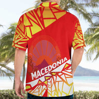 Forever Macedonia Hawaiian Shirt Macedonian Flag 1992 - Wonder Print Shop