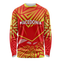 Forever Macedonia Long Sleeve Shirt Macedonian Flag 1992 - Wonder Print Shop