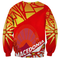 Forever Macedonia Sweatshirt Macedonian Flag 1992 - Wonder Print Shop