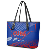 Forever Cuba Leather Tote Bag Patria o Muerte, Venceremos - Wonder Print Shop