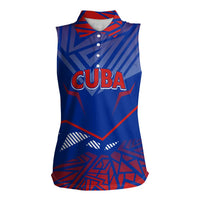 Forever Cuba Women Sleeveless Polo Shirt Patria o Muerte, Venceremos - Wonder Print Shop
