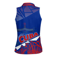 Forever Cuba Women Sleeveless Polo Shirt Patria o Muerte, Venceremos - Wonder Print Shop