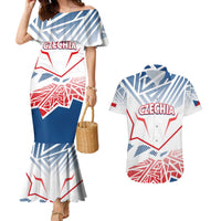 Forever Czech Republic Couples Matching Mermaid Dress and Hawaiian Shirt Czechia Pravda Vitezi - Wonder Print Shop