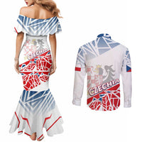 Forever Czech Republic Couples Matching Mermaid Dress and Long Sleeve Button Shirt Czechia Pravda Vitezi