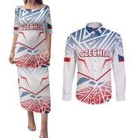 Forever Czech Republic Couples Matching Puletasi and Long Sleeve Button Shirt Czechia Pravda Vitezi - Wonder Print Shop