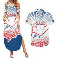 Forever Czech Republic Couples Matching Summer Maxi Dress and Hawaiian Shirt Czechia Pravda Vitezi - Wonder Print Shop