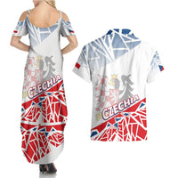 Forever Czech Republic Couples Matching Summer Maxi Dress and Hawaiian Shirt Czechia Pravda Vitezi - Wonder Print Shop