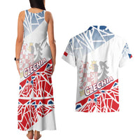 Forever Czech Republic Couples Matching Tank Maxi Dress and Hawaiian Shirt Czechia Pravda Vitezi - Wonder Print Shop