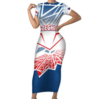 Forever Czech Republic Short Sleeve Bodycon Dress Czechia Pravda Vitezi - Wonder Print Shop