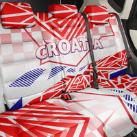Forever Croatia Back Car Seat Cover Hrvatska Trobojnica Checkerboard - Wonder Print Shop