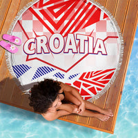 Forever Croatia Beach Blanket Hrvatska Trobojnica Checkerboard - Wonder Print Shop
