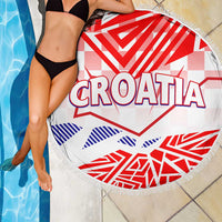 Forever Croatia Beach Blanket Hrvatska Trobojnica Checkerboard - Wonder Print Shop