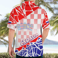 Forever Croatia Hawaiian Shirt Hrvatska Trobojnica Checkerboard - Wonder Print Shop
