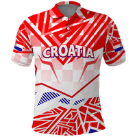 Forever Croatia Polo Shirt Hrvatska Trobojnica Checkerboard - Wonder Print Shop
