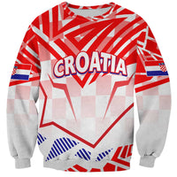 Forever Croatia Sweatshirt Hrvatska Trobojnica Checkerboard - Wonder Print Shop