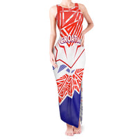 Forever Croatia Tank Maxi Dress Hrvatska Trobojnica Checkerboard - Wonder Print Shop
