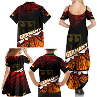 Forever Germany Family Matching Summer Maxi Dress and Hawaiian Shirt Deutschland Eagle - Wonder Print Shop