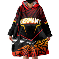 Forever Germany Wearable Blanket Hoodie Deutschland Eagle - Wonder Print Shop