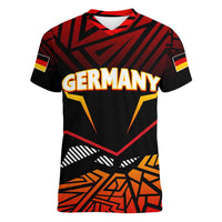 Forever Germany Women V-Neck T-Shirt Deutschland Eagle - Wonder Print Shop