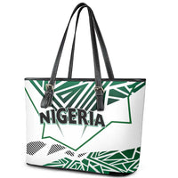 Forever Nigeria Leather Tote Bag Nigerian Flag - Wonder Print Shop